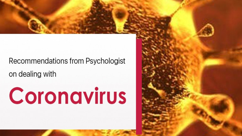 “Recommendation from Psychologists on Dealing with Corona Virus”